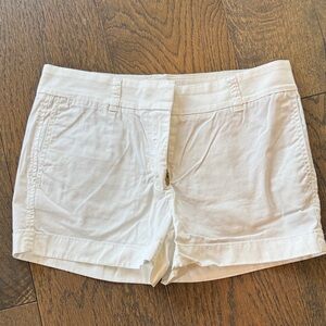 Jcrew White 3” Chino Shorts
